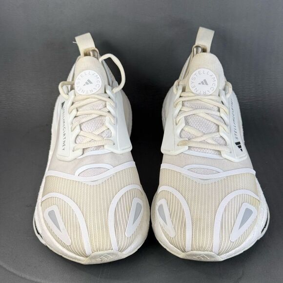 adidas Ultra Boost Light X Stella Mccartney Cloud White Core women size 9.5 - Picture 2 of 8